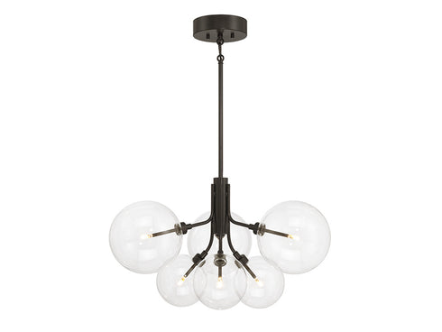 6-Light Chandelier in Oil Rubbed Bronze