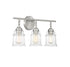 Fuller 3-Light Bathroom Vanity Light in Satin Nickel