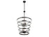 Ventari 8-Light Pendant in Matte Black