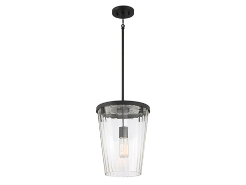 Dimond 1-Light Pendant in Matte Black