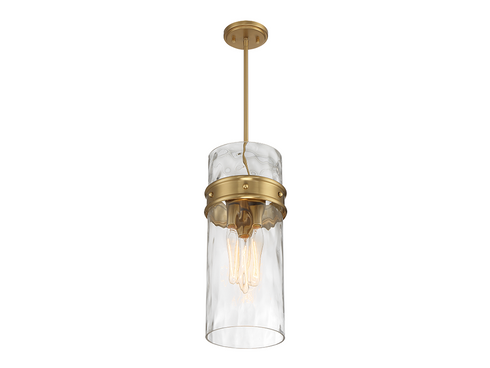 Ashton 3-Light Pendant in Warm Brass
