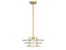 Newell 1-Light Pendant in Warm Brass