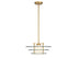 Newell 1-Light Pendant in Warm Brass