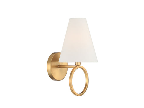 Compton 1-Light Wall Sconce in Warm Brass