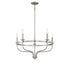 5-Light Chandelier in Matte Black