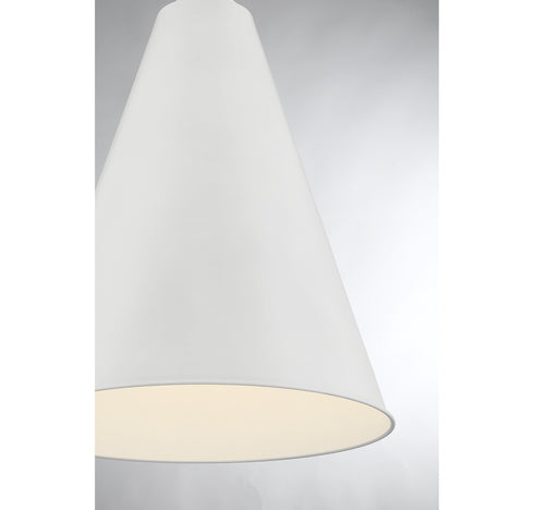 1-Light Pendant in Navy Blue