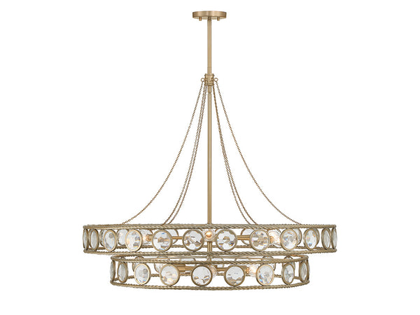 Cologne 12-Light Pendant in Opulent Gold