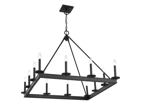 Boylston 12-Light Chandelier in Warm Brass