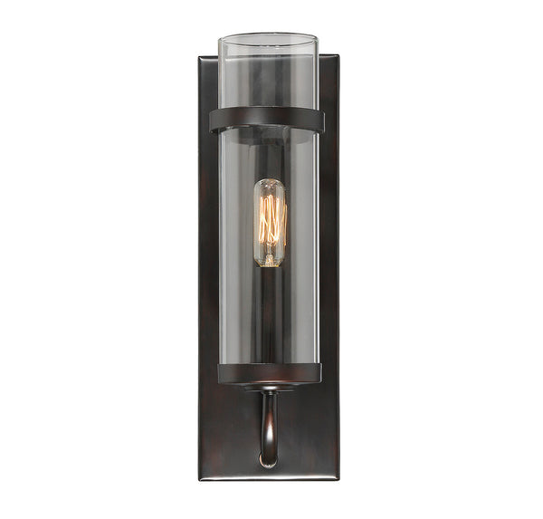 Tulsa 1-Light Wall Sconce in English Bronze