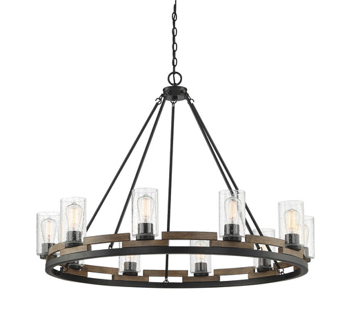 Lynwood 10-Light Chandelier in Lodge