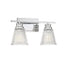 2-Light Bathroom Vanity Light in Chrome