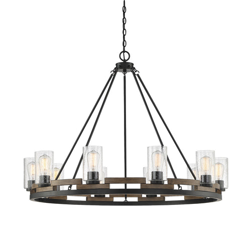 Lynwood 10-Light Chandelier in Lodge