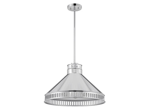 Seagram 3-Light Pendant in Polished Nickel