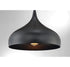 1-Light Plug-In Mini Pendant in Matte Black