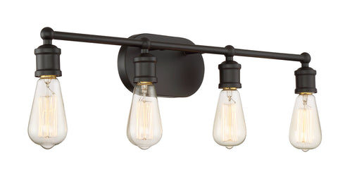 4-Light Bathroom Vanity Light in Oil Rubbed Bronze