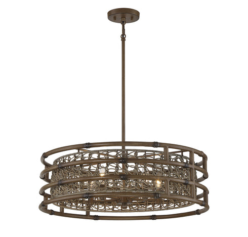 Treviso 5-Light Pendant in Grapevine