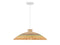 1-Light Pendant in Matte White