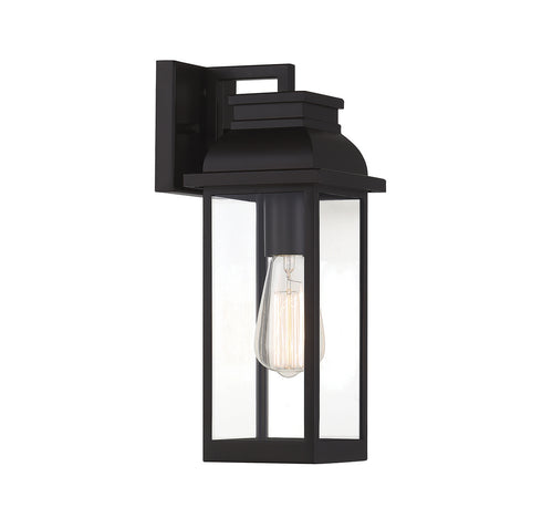 Drexel 1-Light Small Outdoor Wall Lantern in English Bronze