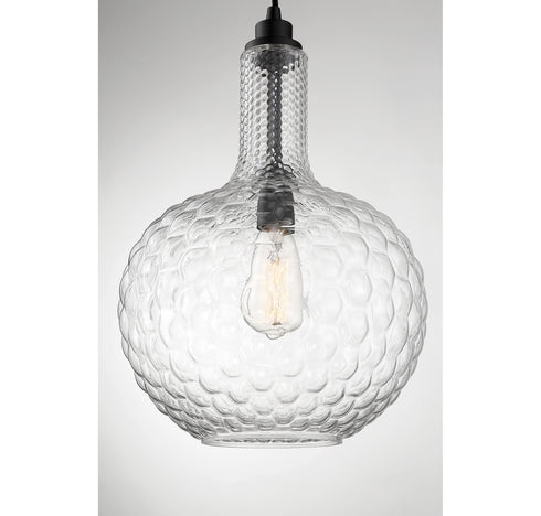 Kantor 1-Light Pendant in Warm Brass