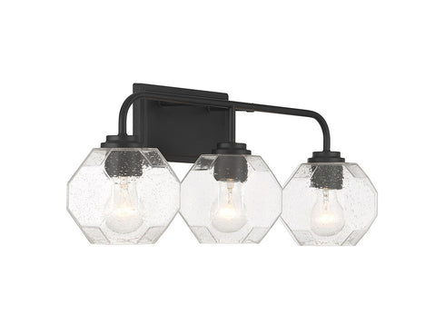Baldwin 3-Light Bathroom Vanity Light in Satin Nickel