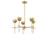5-Light Chandelier in Matte Black