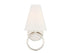 Comptom 1-Light Wall Sconce in Polished Nickel