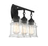 Fuller 3-Light Bathroom Vanity Light in Satin Nickel