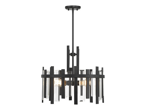 Guillford 4-Light Pendant in Matte Black