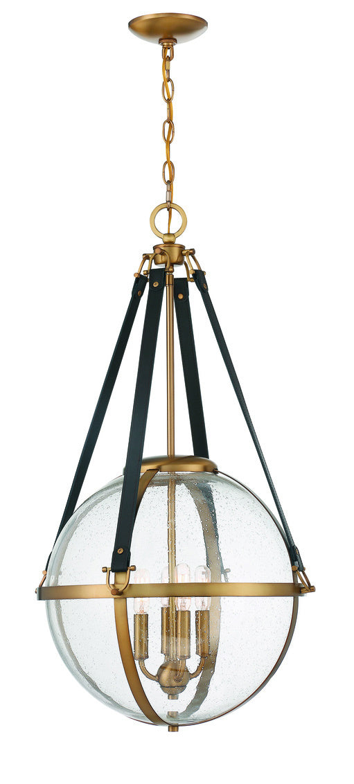 Bozeman 4-Light Pendant in Warm Brass