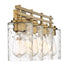 Baxter 4-Light Bathroom Vanity Light in Warm Brass