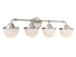 Meredith 4-Light Bathroom Vanity Light in Matte Black