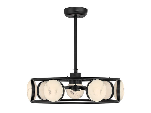 Castra LED Fan D'Lier in Matte Black