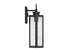 Hawthorne 1-Light Outdoor Wall Lantern in Black