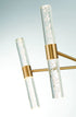 Arlon 10-Light LED Pendant in Warm Brass