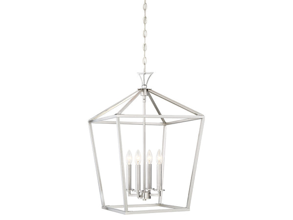 Townsend 4-Light Pendant in Satin Nickel