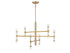 Kingsburg 12-Light Chandelier in Matte Black