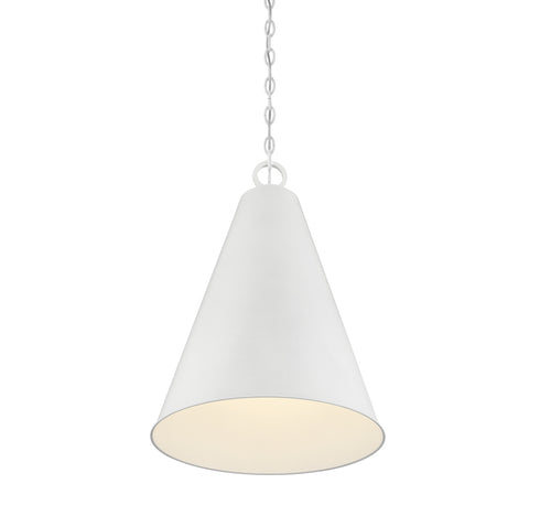 1-Light Pendant in Navy Blue