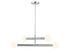 4-Light Chandelier in Matte Black