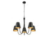 5-Light Chandelier in Matte Black