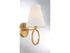 Compton 1-Light Wall Sconce in Warm Brass
