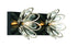 Poppy 2-Light Bathroom Vanity Light in Matte Black with Satin Nickel Accents