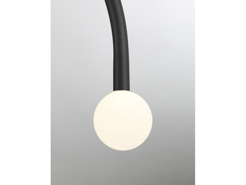 2-Light Chandelier in Natural Brass