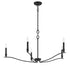 5-Light Chandelier in Polished Nickel