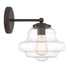 1-Light Wall Sconce in Oil Rubbed Bronze