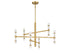 Kingsburg 12-Light Chandelier in Matte Black