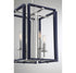 Champlin 4-Light Pendant in Navy with Polished Nickel Accents