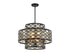Mannheim 4-Light Pendant in Matte Black