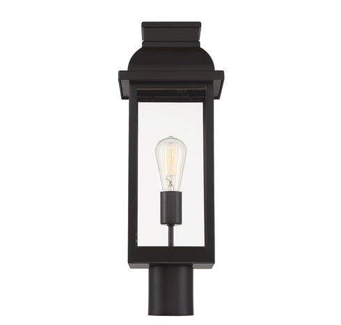 Drexel 1-Light Outdoor Post Lantern in English Bronze