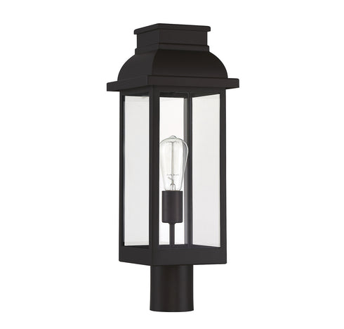 Drexel 1-Light Outdoor Post Lantern in English Bronze