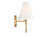 Compton 1-Light Wall Sconce in Warm Brass